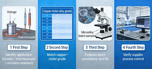 Latest company news about Οδηγός επαγγελματία για την προμήθεια κράματος χαλκού-νικελίου (σύρμα χαλκού-νικελίου)